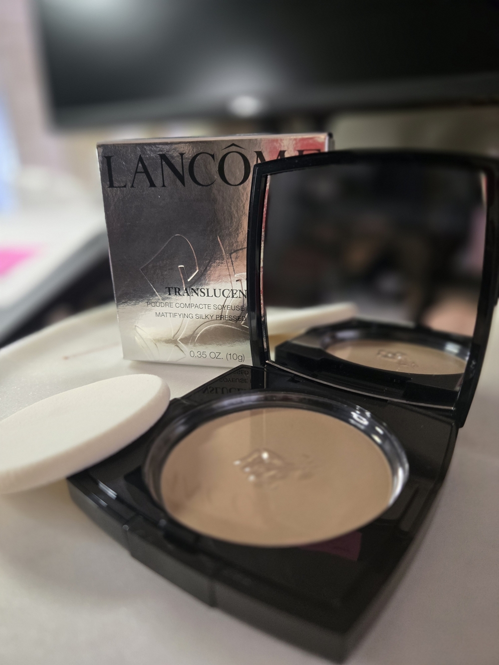 Lancôme Translucence Mattifying Silky Pressed Powder-BISQUE 300